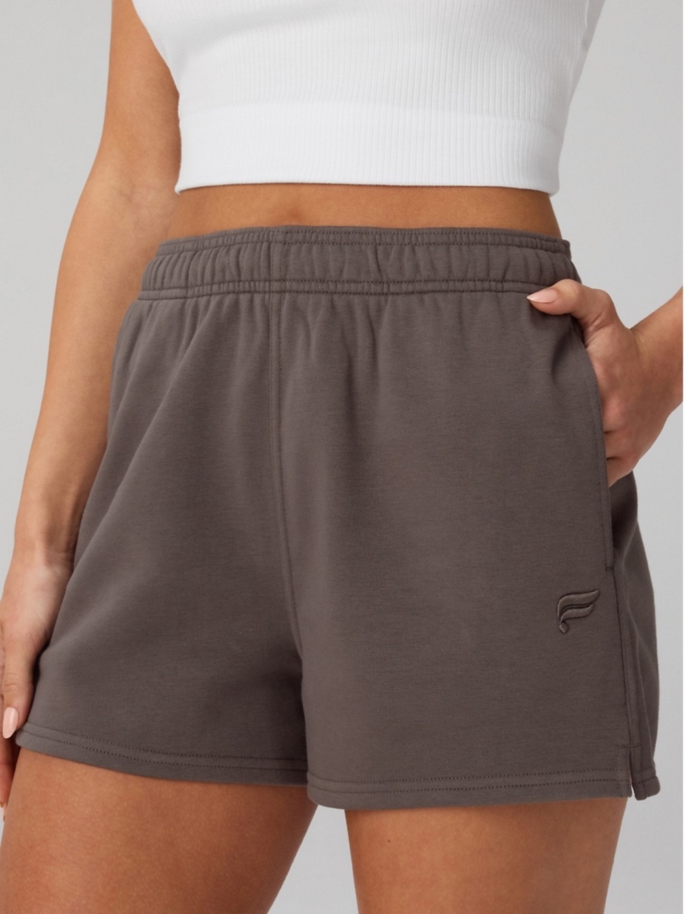 Fabletics Women's Lightweight Gray Lounge Shorts